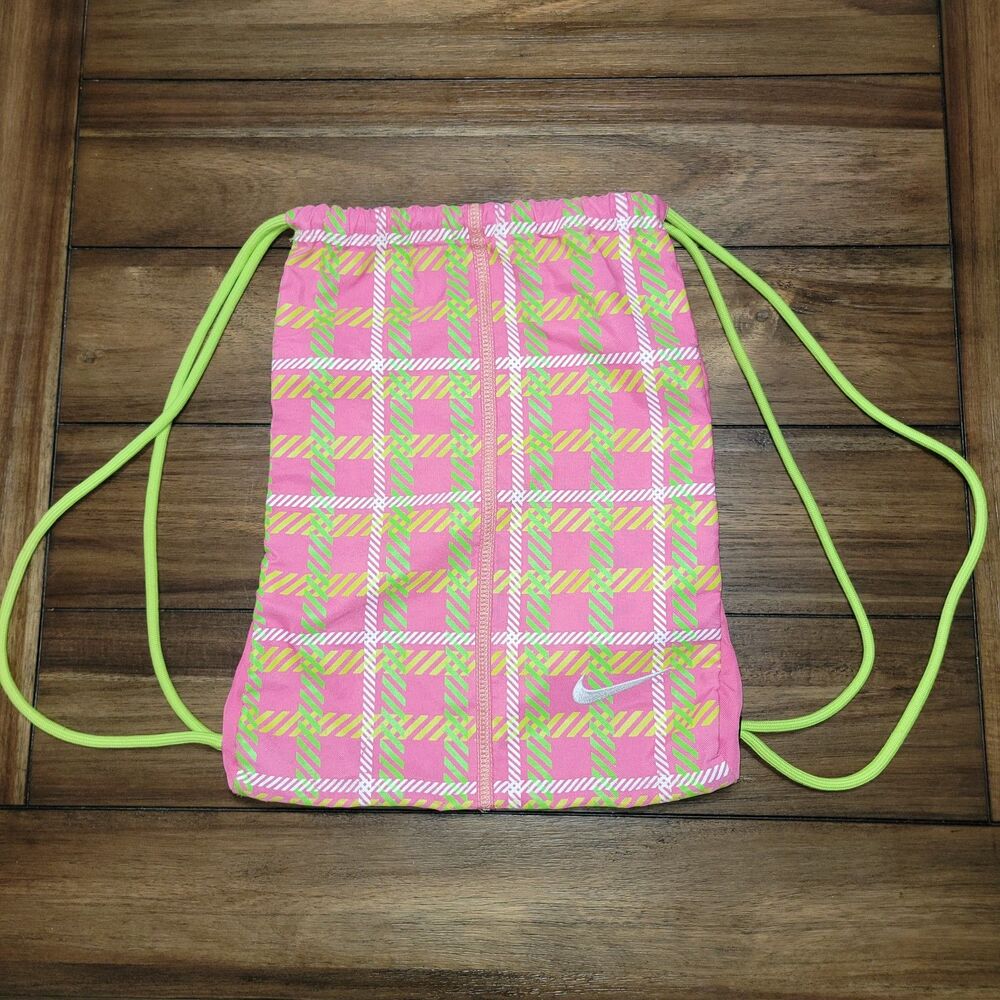 Nike Pink Drawstring Backpack - image 1